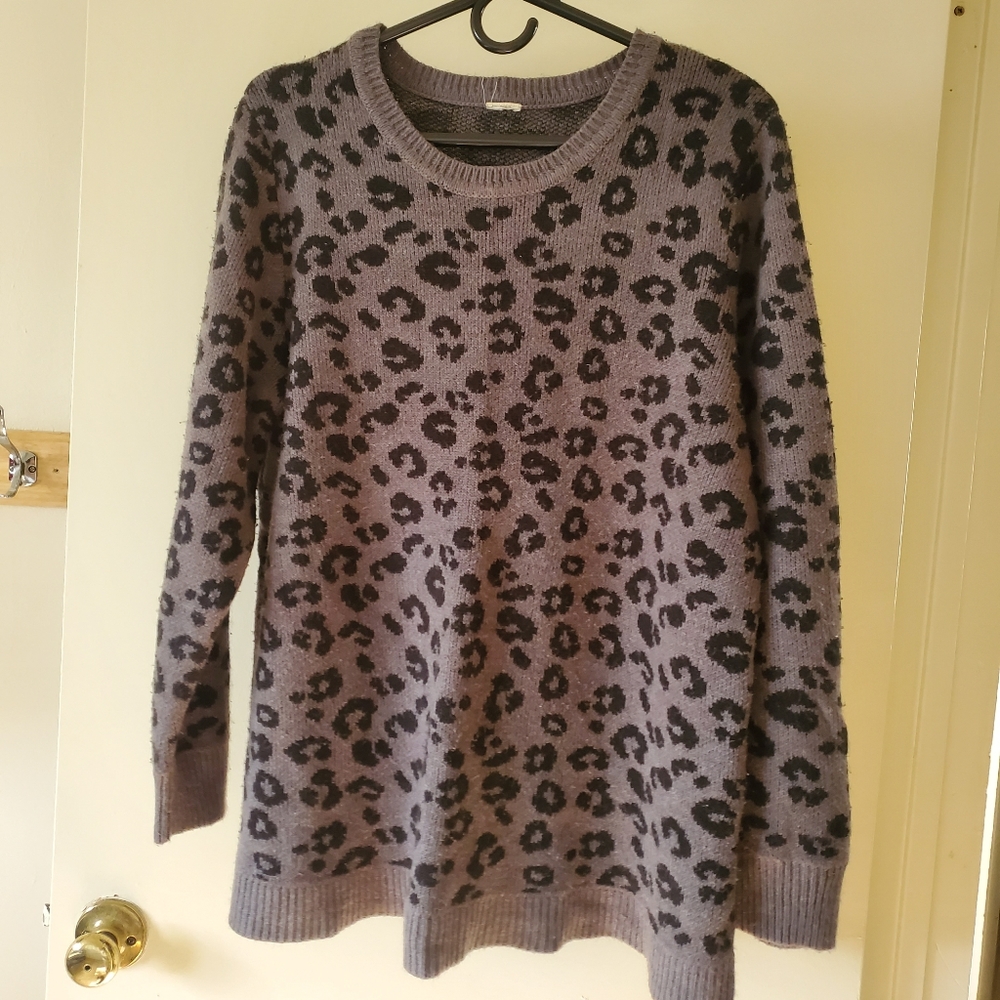 Animal Print Sweater